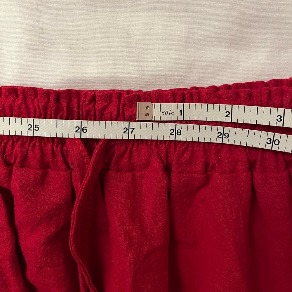 Red Ruffled Skirt - Picture 5 of 5